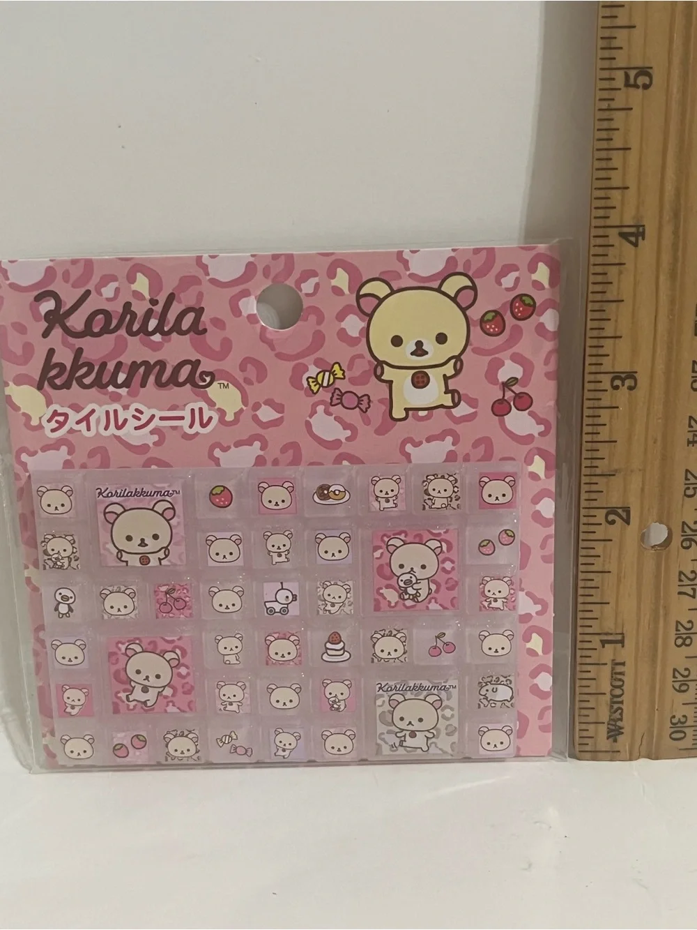 Rilakkuma-Korilakkuma Leopard Style Tile Stickers